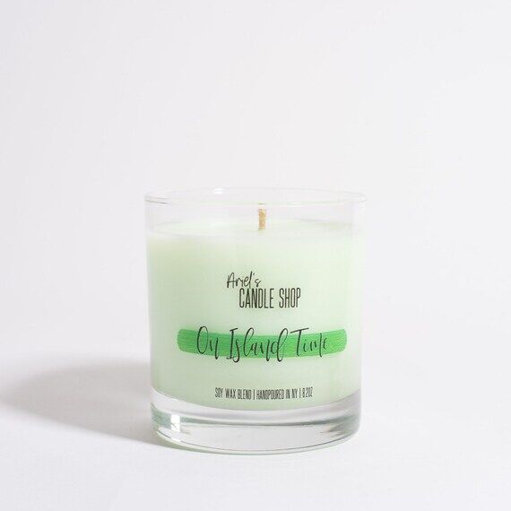 Island Time Scented Candle: Coconut, Papaya, ...