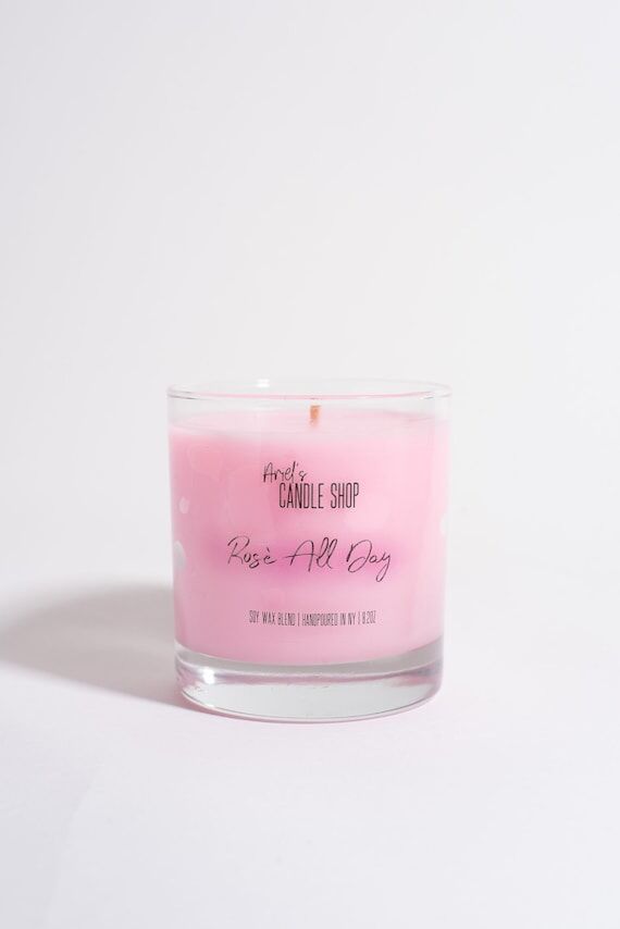Rosé All Day Scented Candle | Handmade Candl...