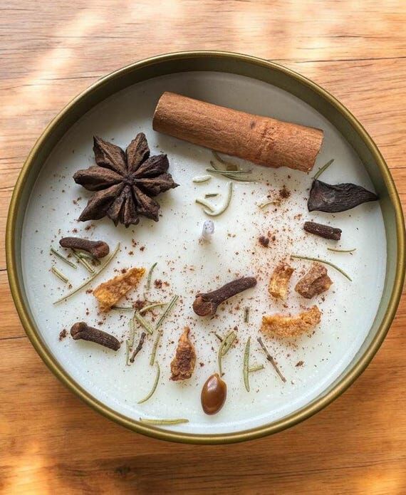 Autumn Harvest Soy Candle, Spiced Apple, Clov...