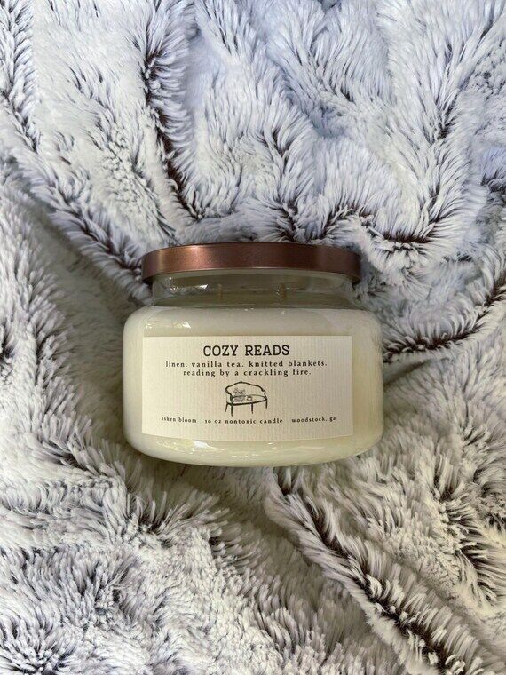 Cozy Reads nontoxic glass apothecary coconut ...
