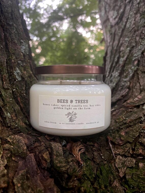 Bees & Trees nontoxic glass apothecary coconu...