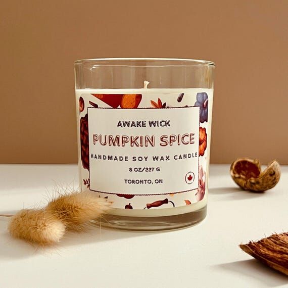 Pumpkin Spice Soy Candle...
