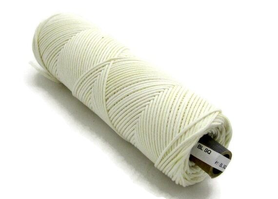 Cotton Square Braid Candle Wick - Assorted Si...