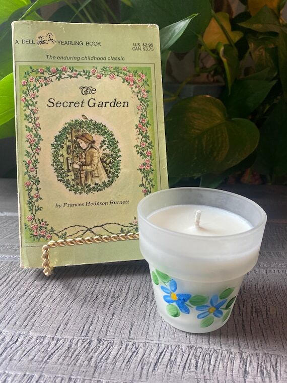 Secret Garden Candle, mini flowerpot candle, ...