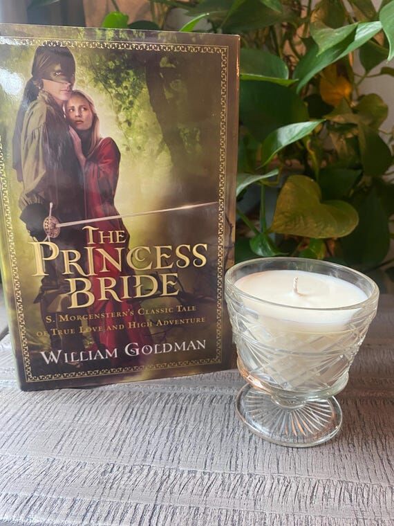 The Princess Bride Candle, Crystal glass cand...