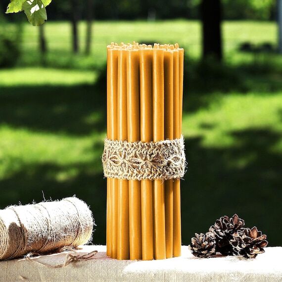 Thicker Thin ~205x12mm Taper Handmade 100% Na...