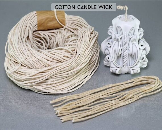 Braided Cotton Candle Wick: DIY Candle Making...