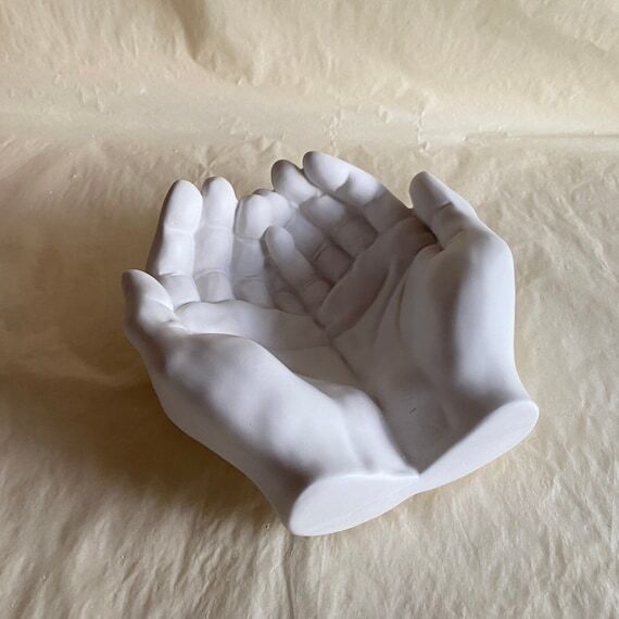 Hand Tray | Jewelry Dish | Open Hands | Key T...