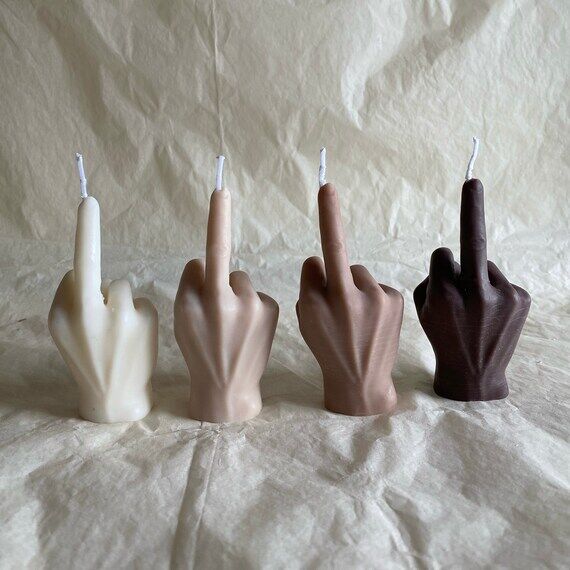 Middle Finger Candle I Middlefinger Candle I ...