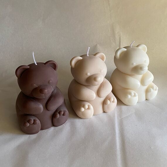 Teddy Bear Candle I Teddy Candle I Teddybear ...