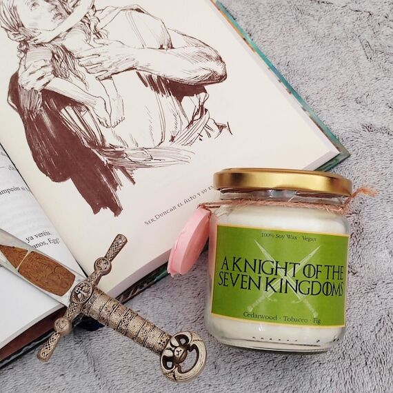 Hedge Knight Soy Candle - Chivalry Honor Scen...