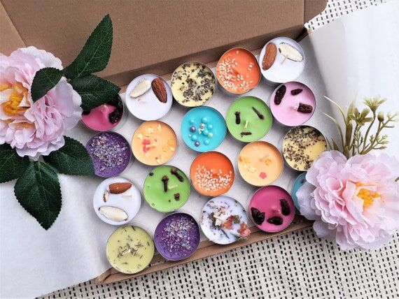 Handmade Scented Tea Lights, Unique Candles w...