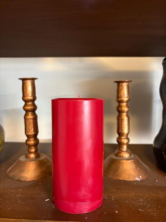 Customizable Handmade 6x3 Pillar Candle....