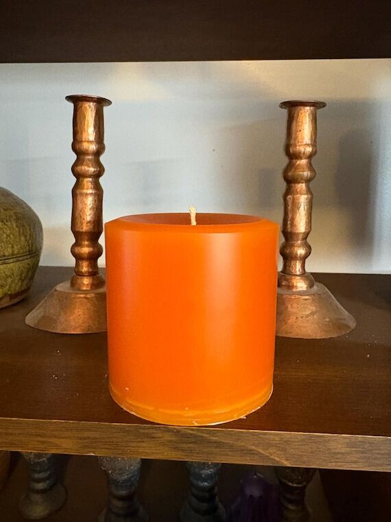 Customizable Handmade 4x4 Pillar Candle....