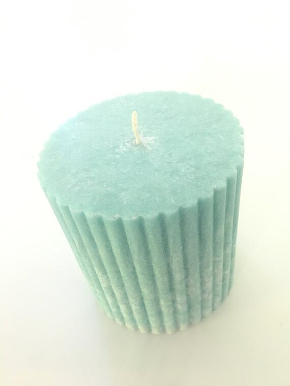 100% Palm Wax Scalloped Edge Cylinder Scented...