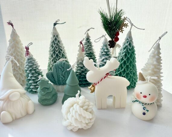 Christmas Tree Candles, Christmas Candle, Chr...