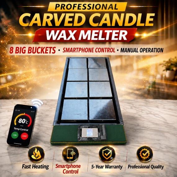 Wax Melting Machine For carved Candles Open C...