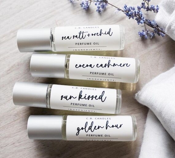 Perfume Oil, Rollerball, Travel Size, Multipl...