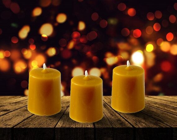 100% Beeswax candle, Natural Beeswax Candle, ...