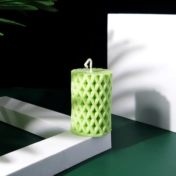 Handmade Pillar Candle: Scented Home Decor...