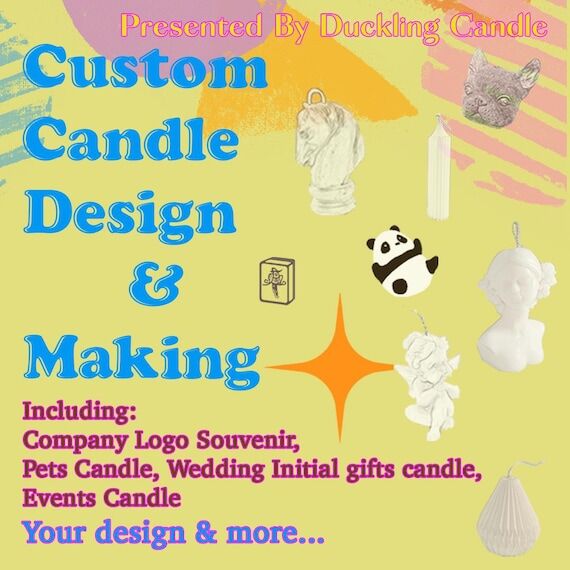 Custom Candle Design & Making: Personalized 3...