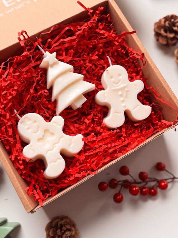 Gingerbread cookies candles | Christmas home ...