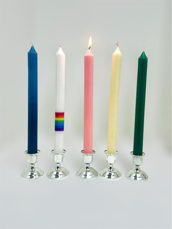 Handmade Taper Candles, Elegant, Wedding Tabl...