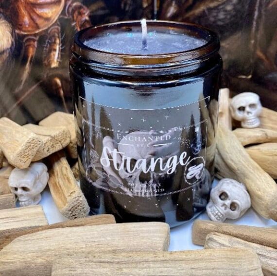 Strange Candle | Cinnamon, Leather, Pine & Ni...