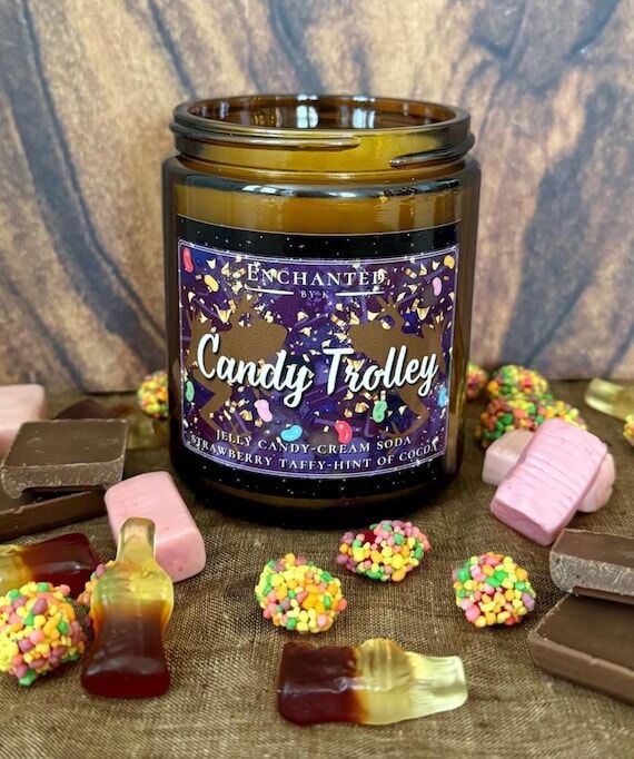 Candy Trolley Candle | Jelly Candy, Cream Sod...