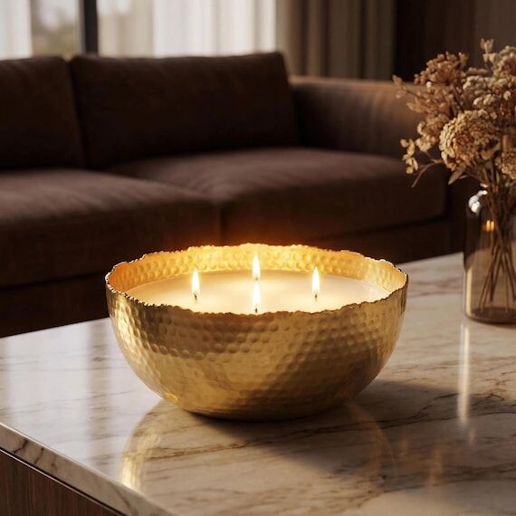 Luxury Extra Large 3-Wick 90oz Coconut Soy Wa...