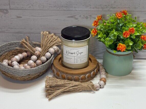 7oz Whipped Sugar Candle – Candy-Inspired S...