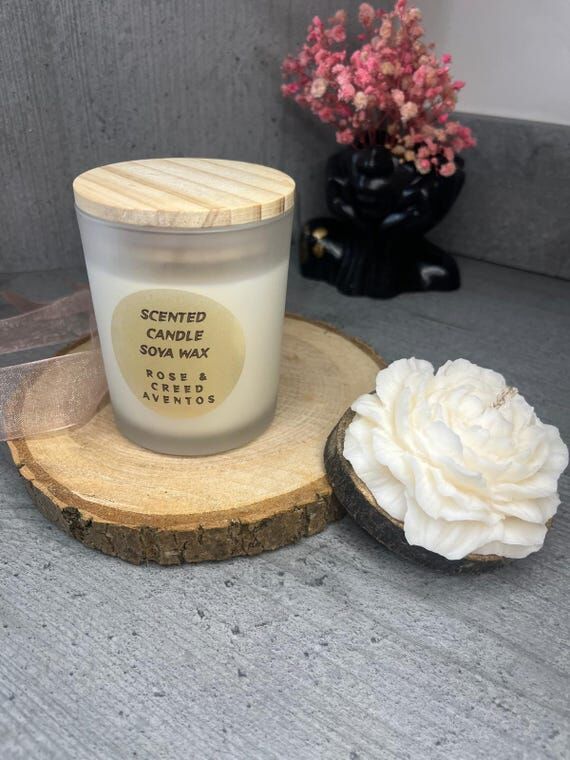 Soya Wax Scented Candle: Eco-Friendly Bamboo ...