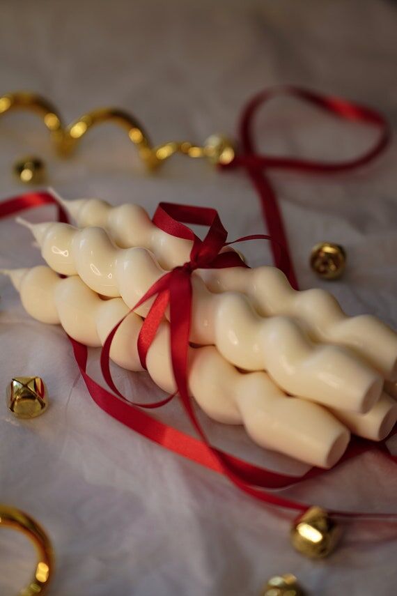 Handmade Taper Candles: Natural Wax, Home Dec...