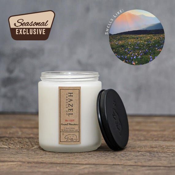 Forest Meadow Candle – Lemongrass & Blue Sp...