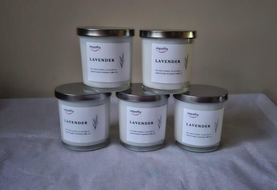Lavender Candle for Relaxation | Soy Wax Slee...