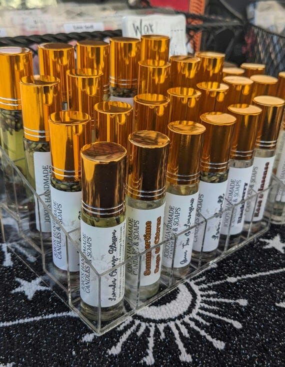Nontoxic Coconut Oil Personal Scent Rollers (...