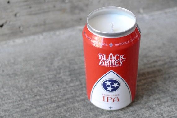 Candle in Upcycled Black Abbey Tennessee IPA ...