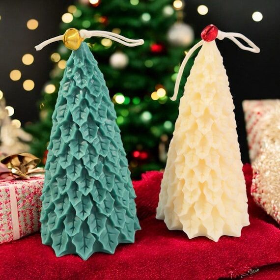 Christmas Candle – Pine Tree Scented Candle...