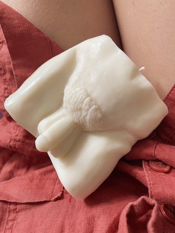 Handmade Male Figure Soy Candle: Naked Body S...