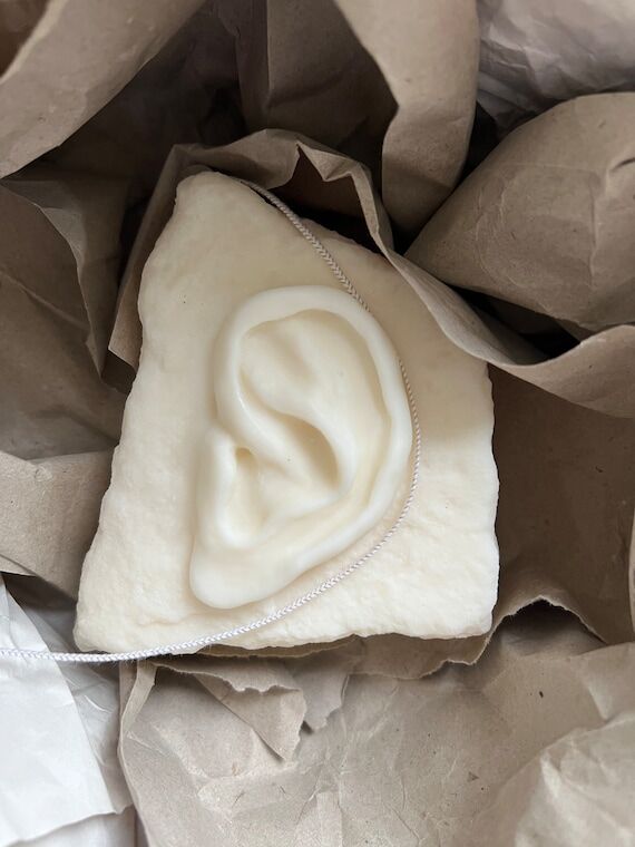 Handmade Soy Wax Sculpture Candle – Abstrac...