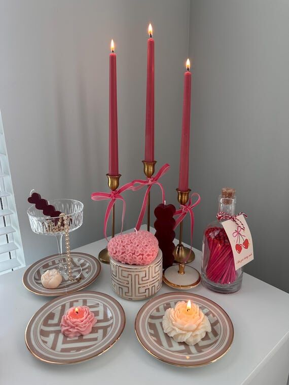 Tall pillar candle...