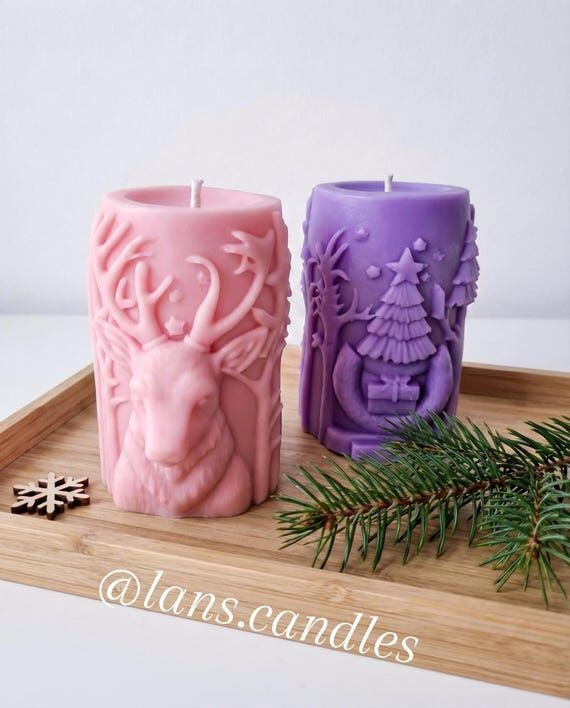 Reindeer Forest Soy Candle | Christmas Holida...