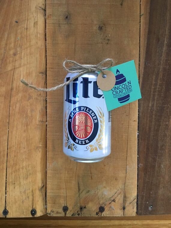 Miller Lite Can Candle – Scented, Soy Wax, ...