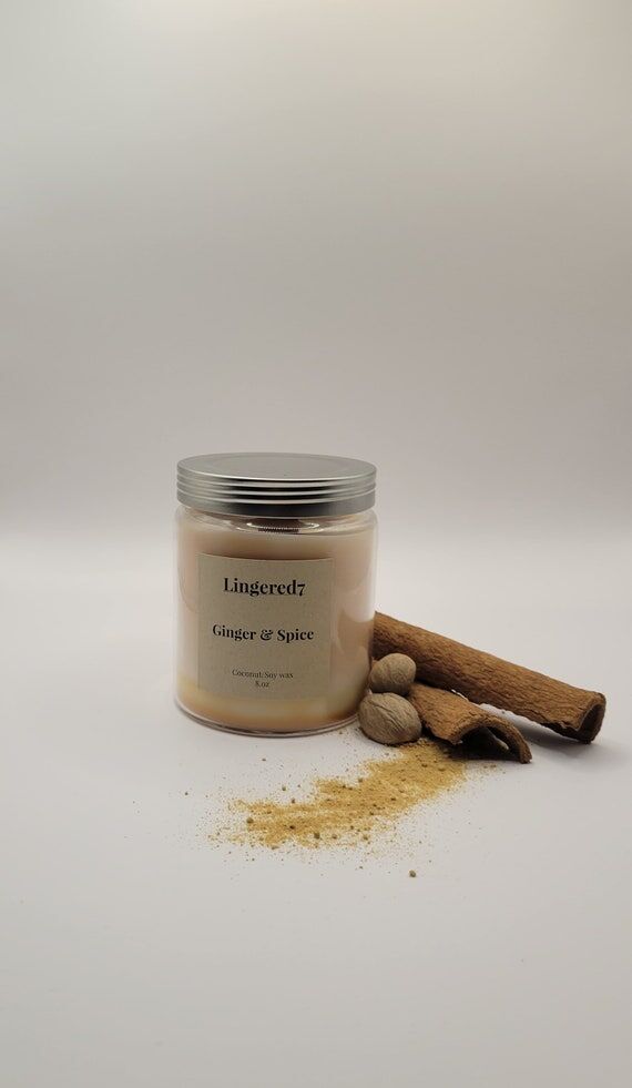 Ginger and spice 8.oz fall and holiday candle...