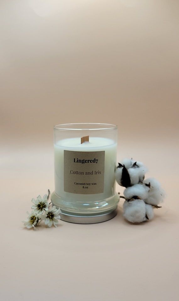 Cotton & Iris handmade candle....
