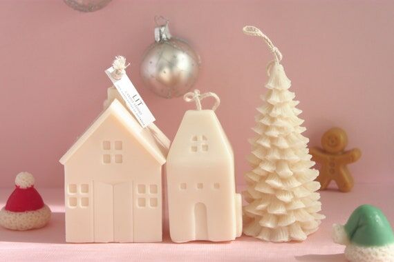 Christmas Village Candle Gift Set | Vegan Soy...