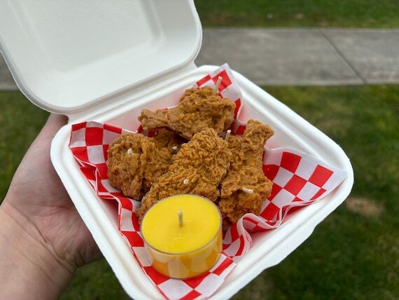 Fried Chicken Wing Soywax Candle Set – Funn...
