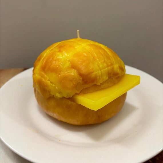 Handmade Pineapple Bun Candle – Pineapple S...