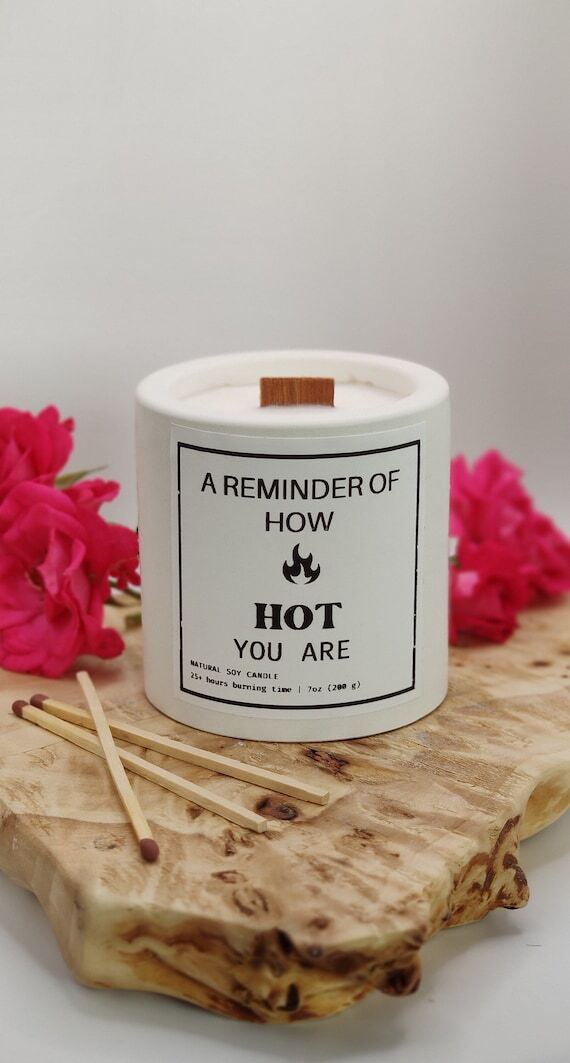 Funny Friendship Candle: "A Reminder of ...