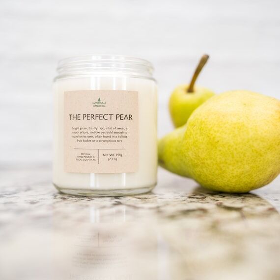 Perfect Pear Soy Candle-Soy Candle Gift | Fru...